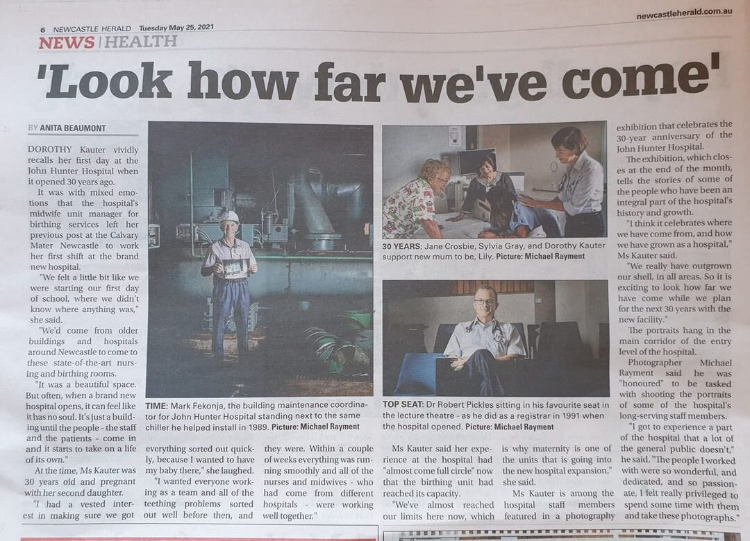 25 May 2021 - This was in today's Newcastle Herald in case you missed it. Three of my images and a snippet of an interview.