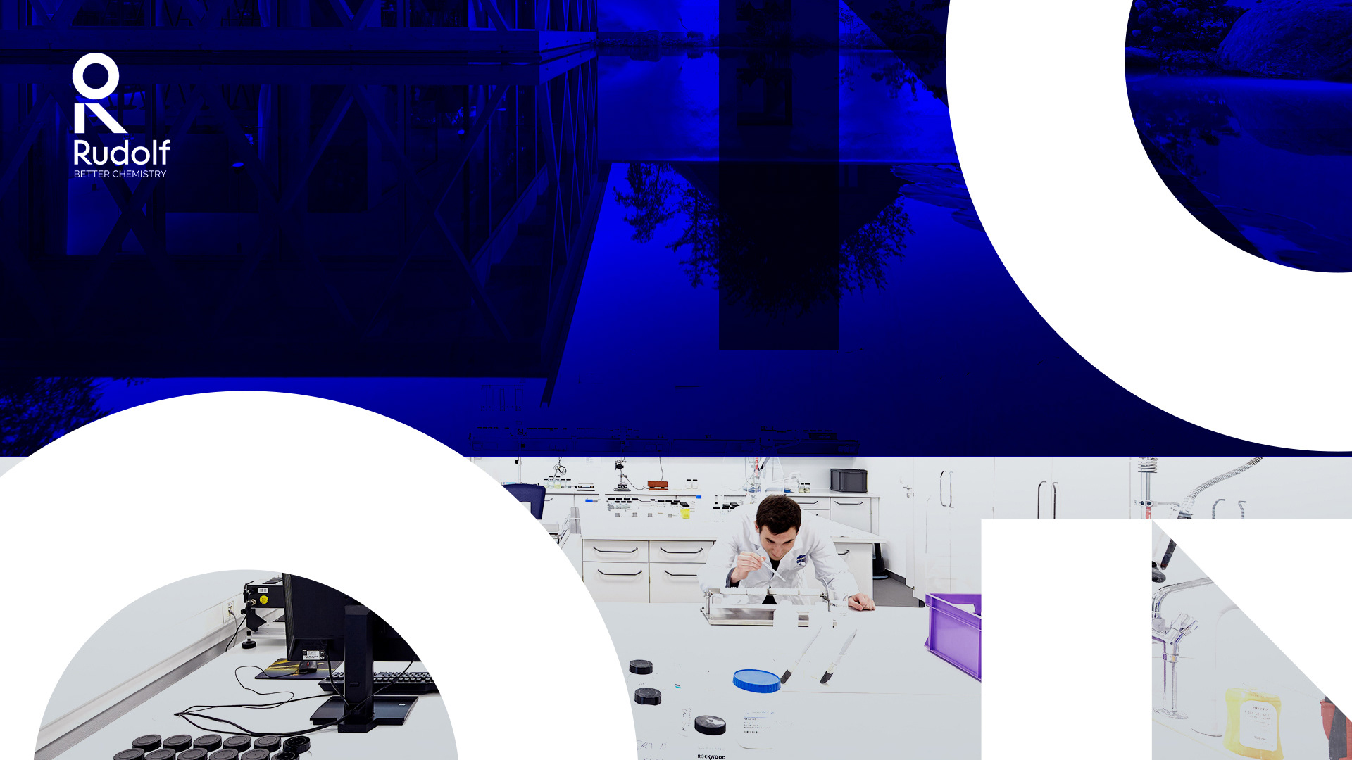 Screem film, scientist is in a clean room mixing components, part of the film produced by emocion emotion graphics in germany for Rudolf, better chemestry