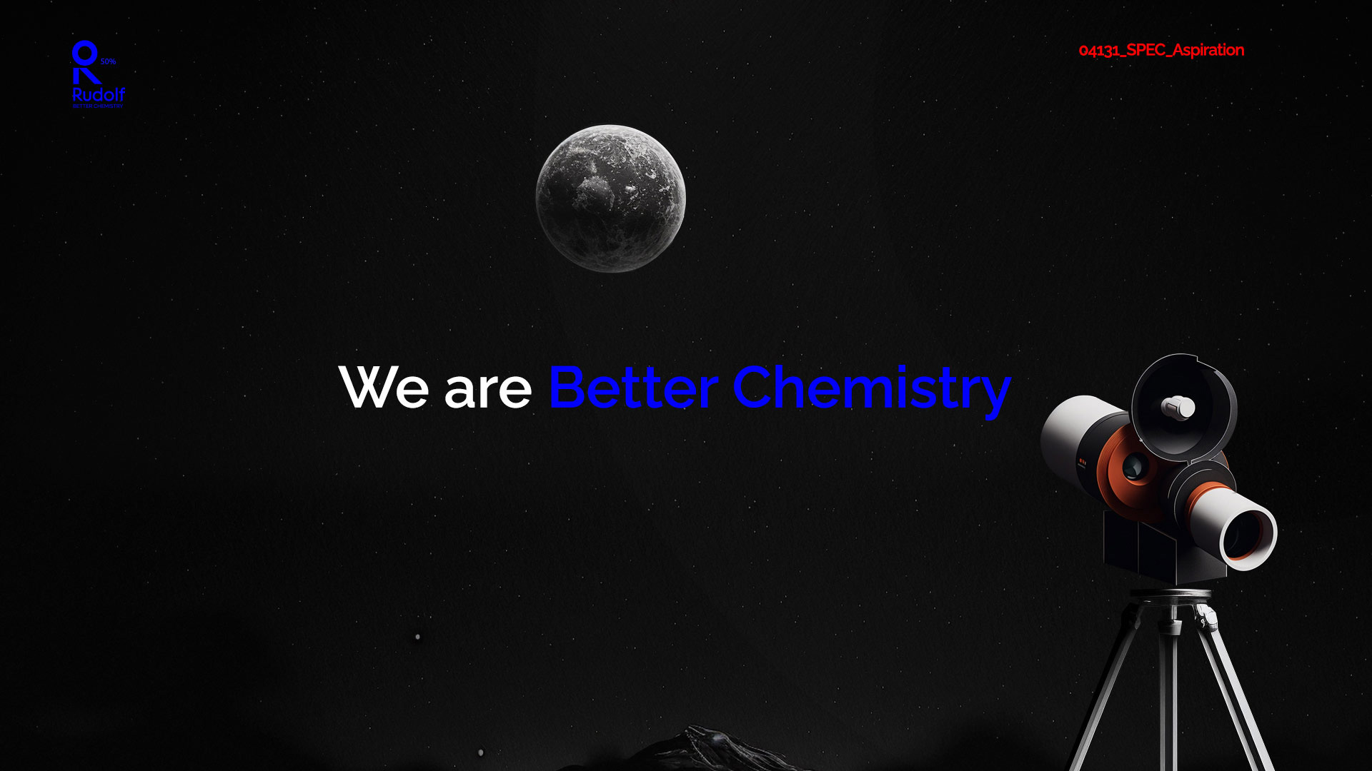 Another part of the same clip, dark Screem with a planet floating in the night sky, is possible to see the mountains and a telescopio. film, , part of the film produced by emocion emotion graphics in germany for Rudolf, better chemestry. Directed by Aitor BEnavent and Rob Adalierd. using emotional intellingence.