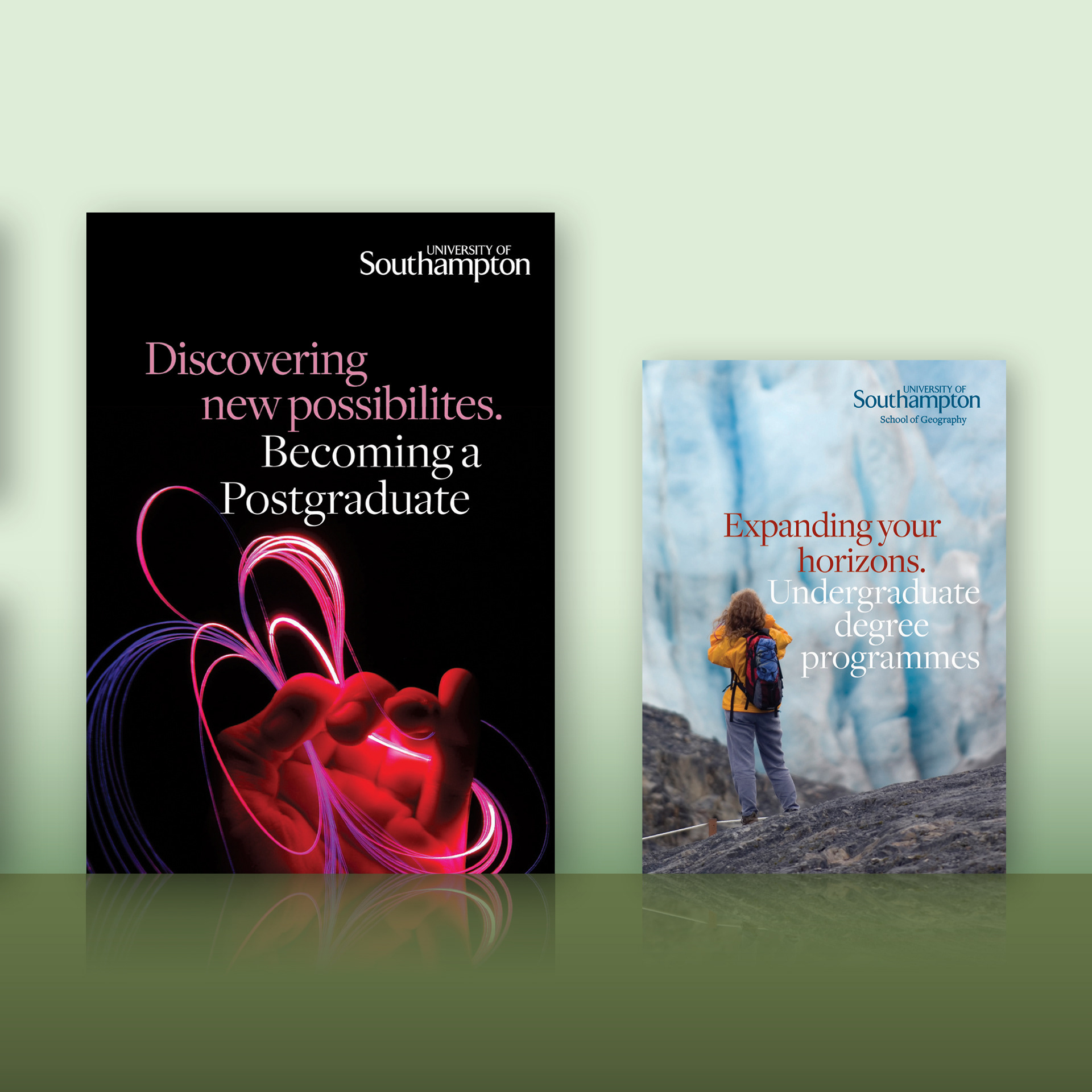 University booklet covers