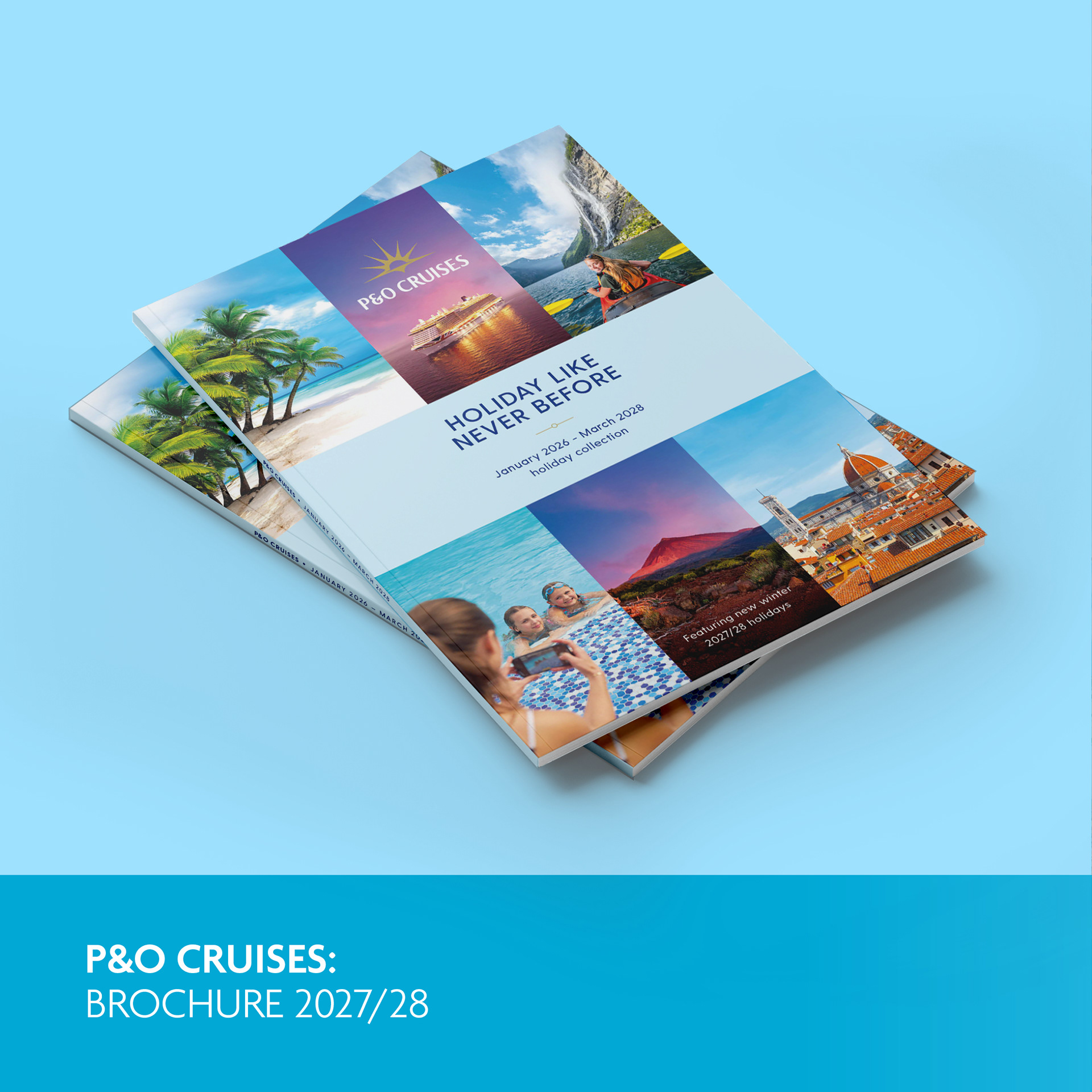 Holiday brochure cover
