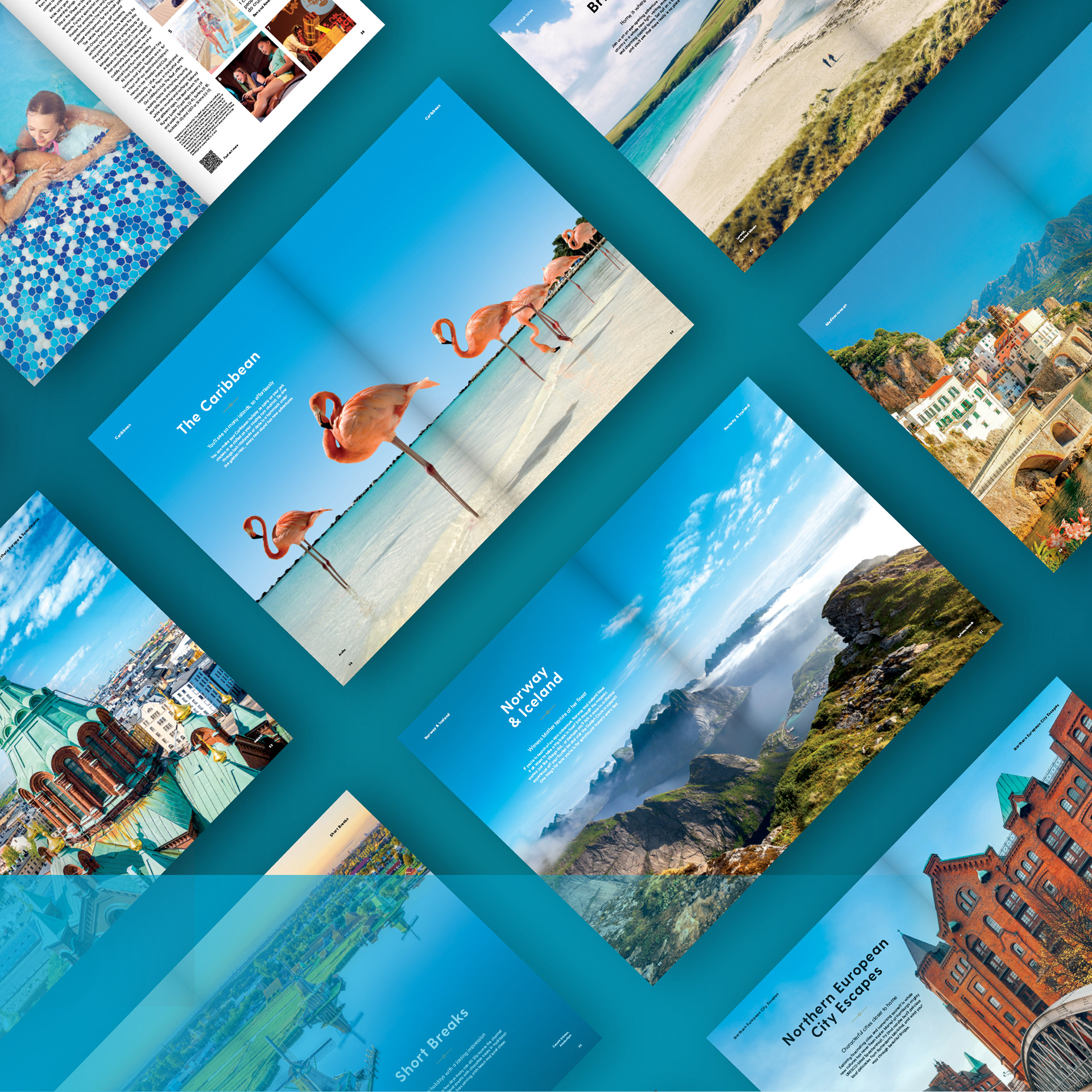 Holiday brochure inside