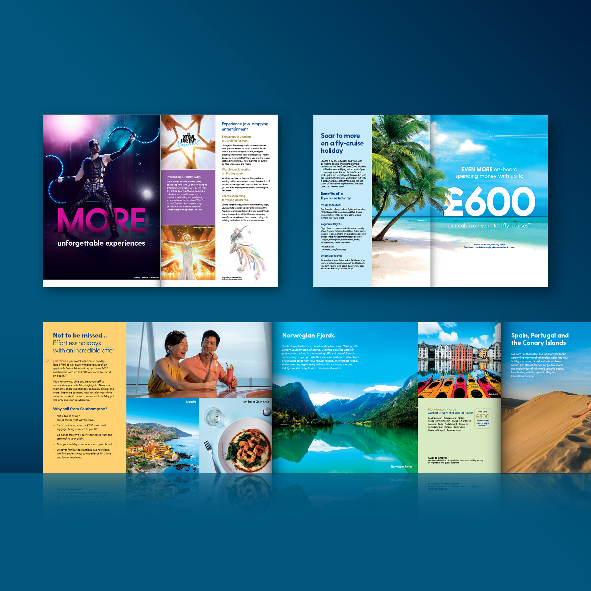 direct marketing spreads