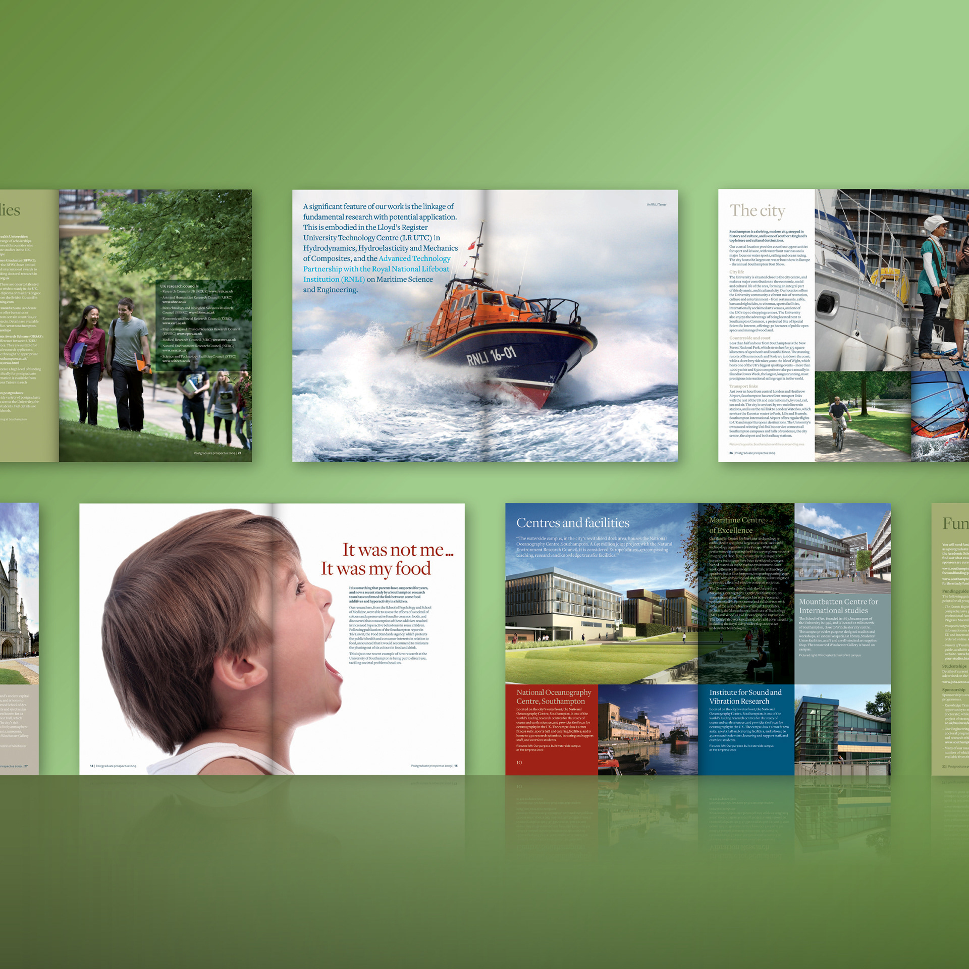 Prospectus inside spreads