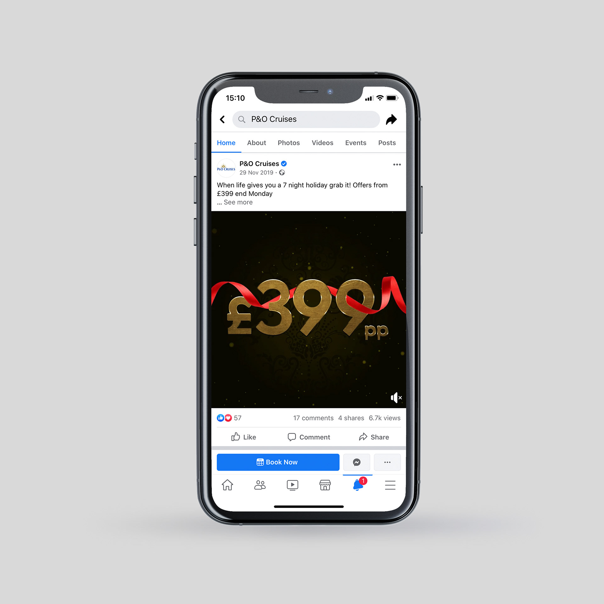 Black Friday social video post