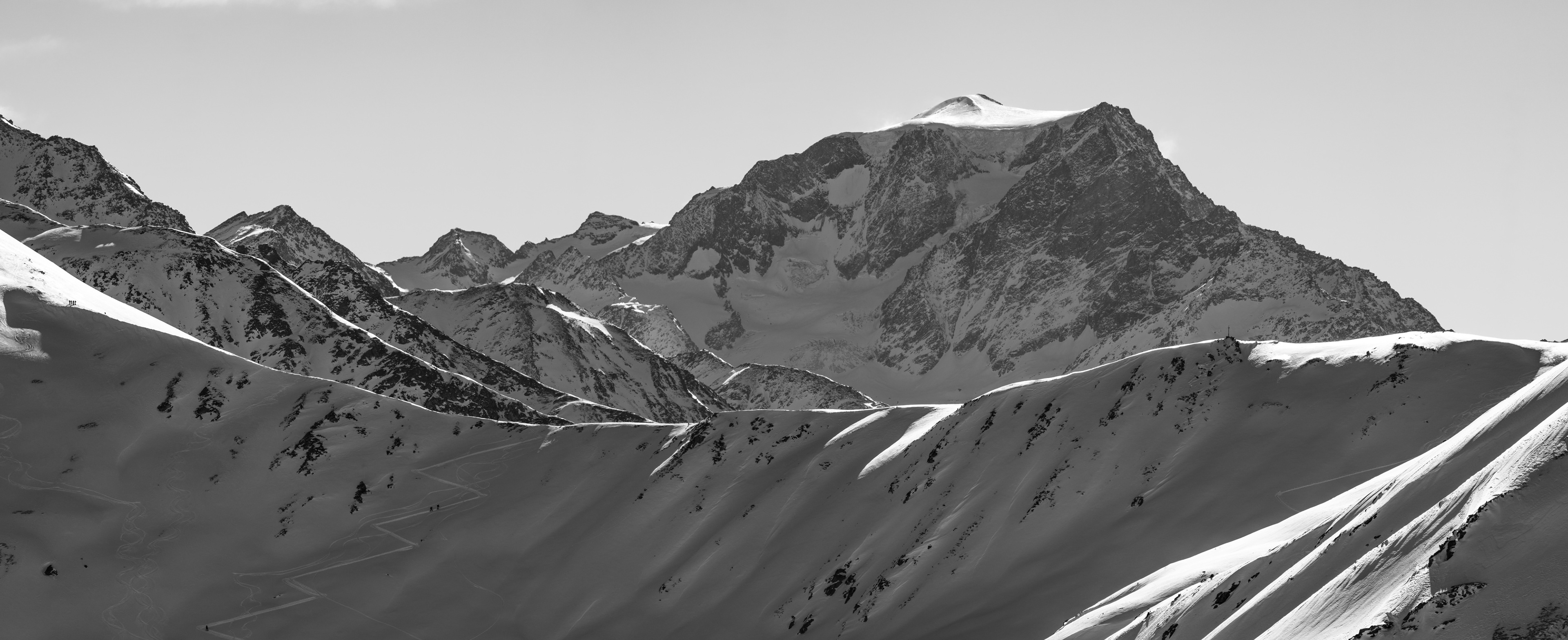 Le Mont Vélan, col de Mille 