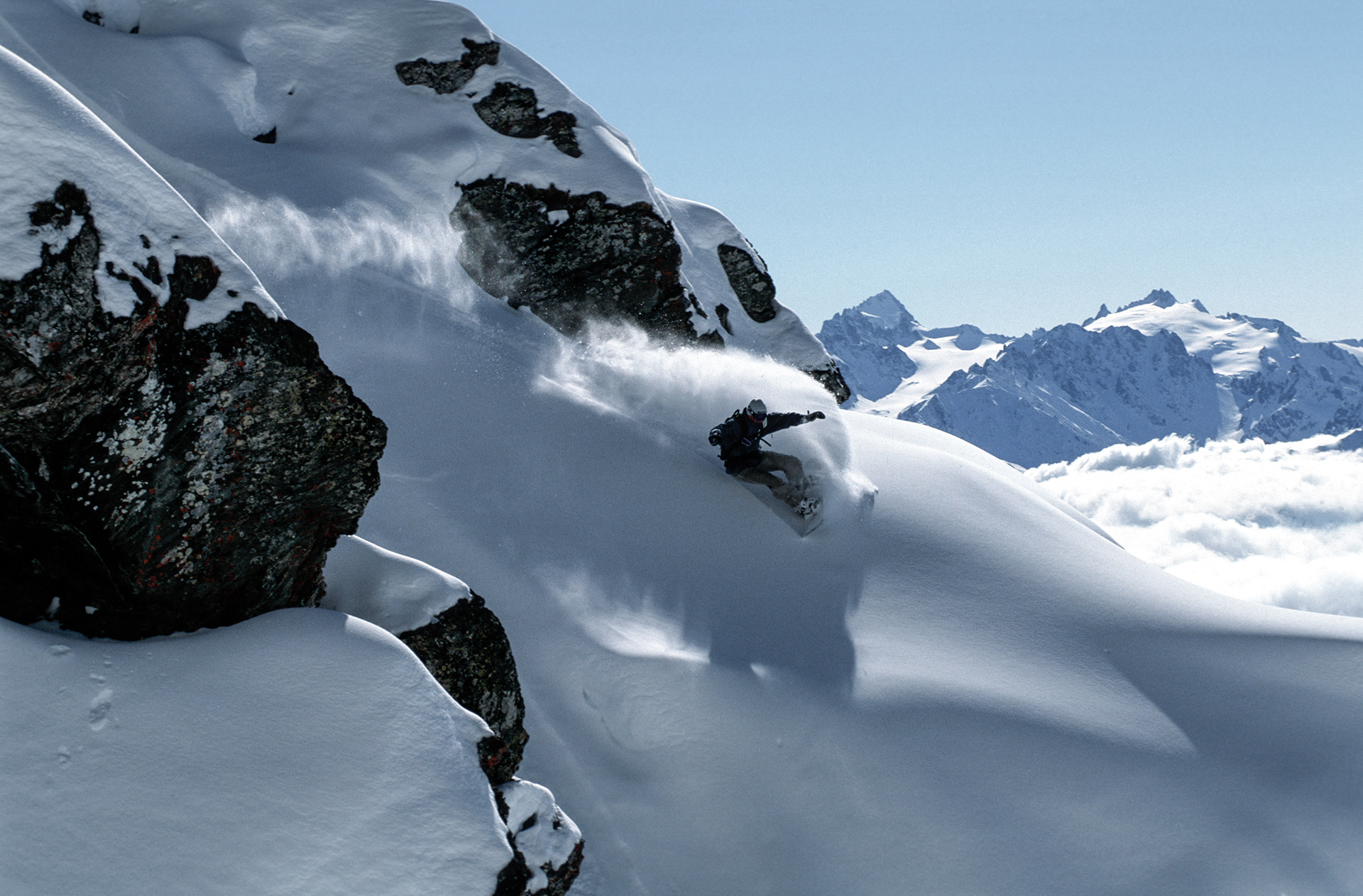 Verbier, Secret Couloir, Valais, Suisse