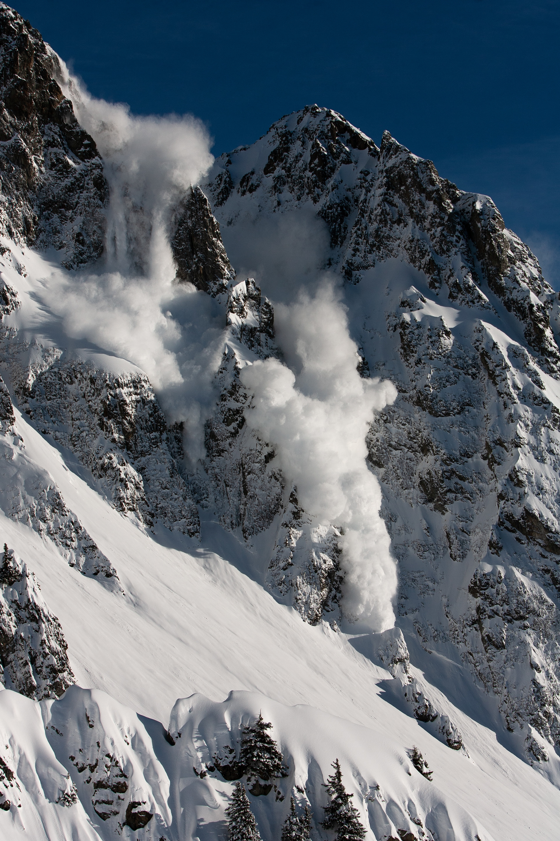 Avalanche, Les Marecottes,  Suisse