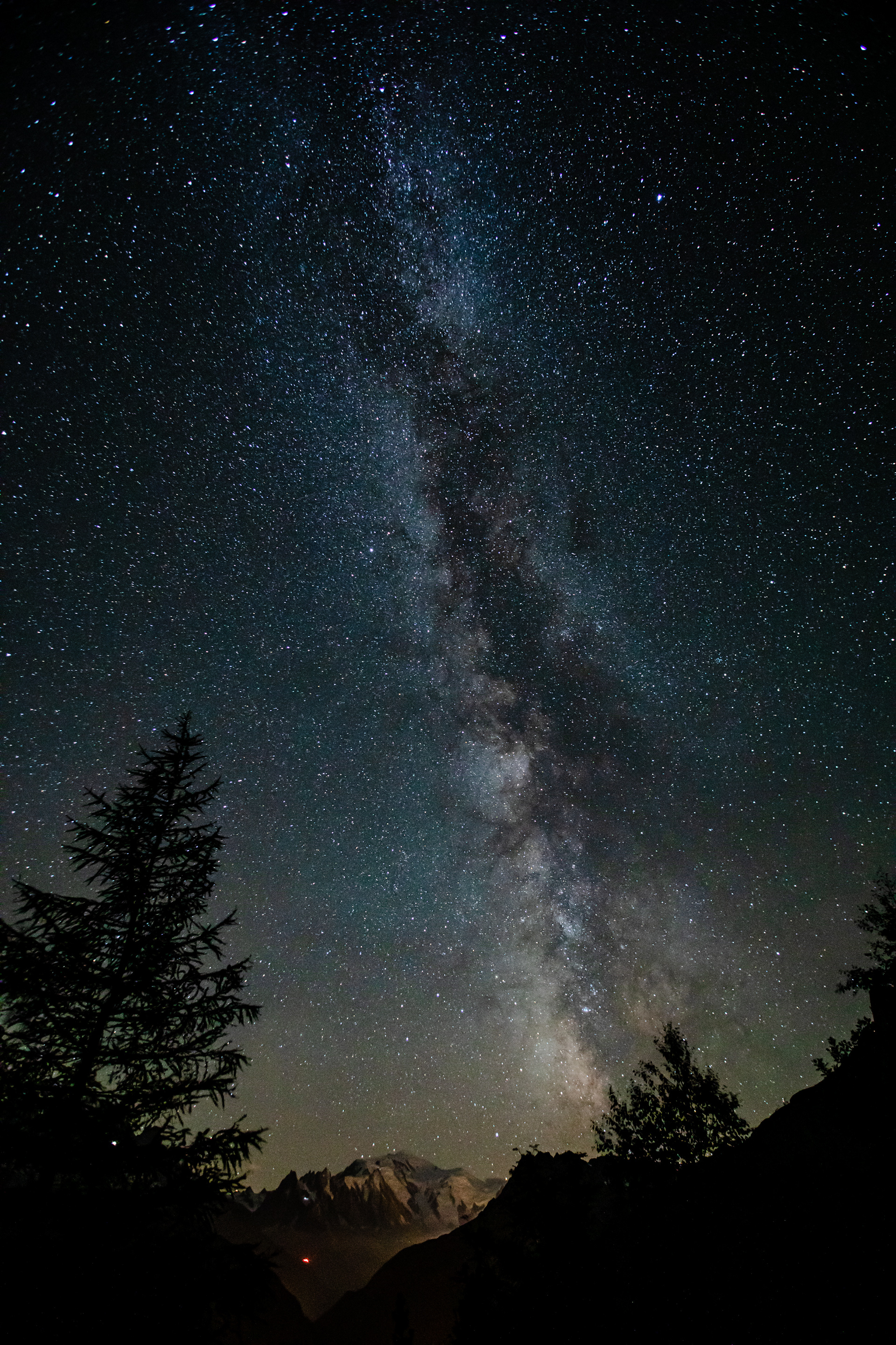 Milky Way,  Mont Blanc