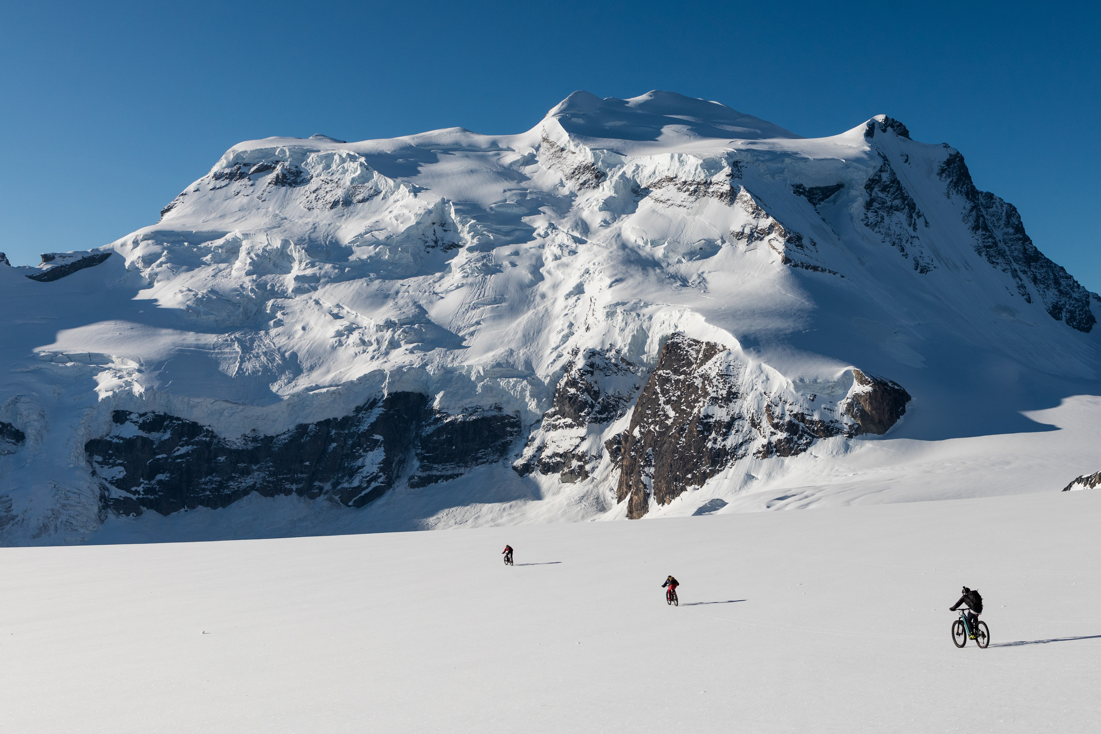 Ludo May, Jerome Caroli, Jeremie Heitz, Mountain biking, Verbier, Valais, Suisse