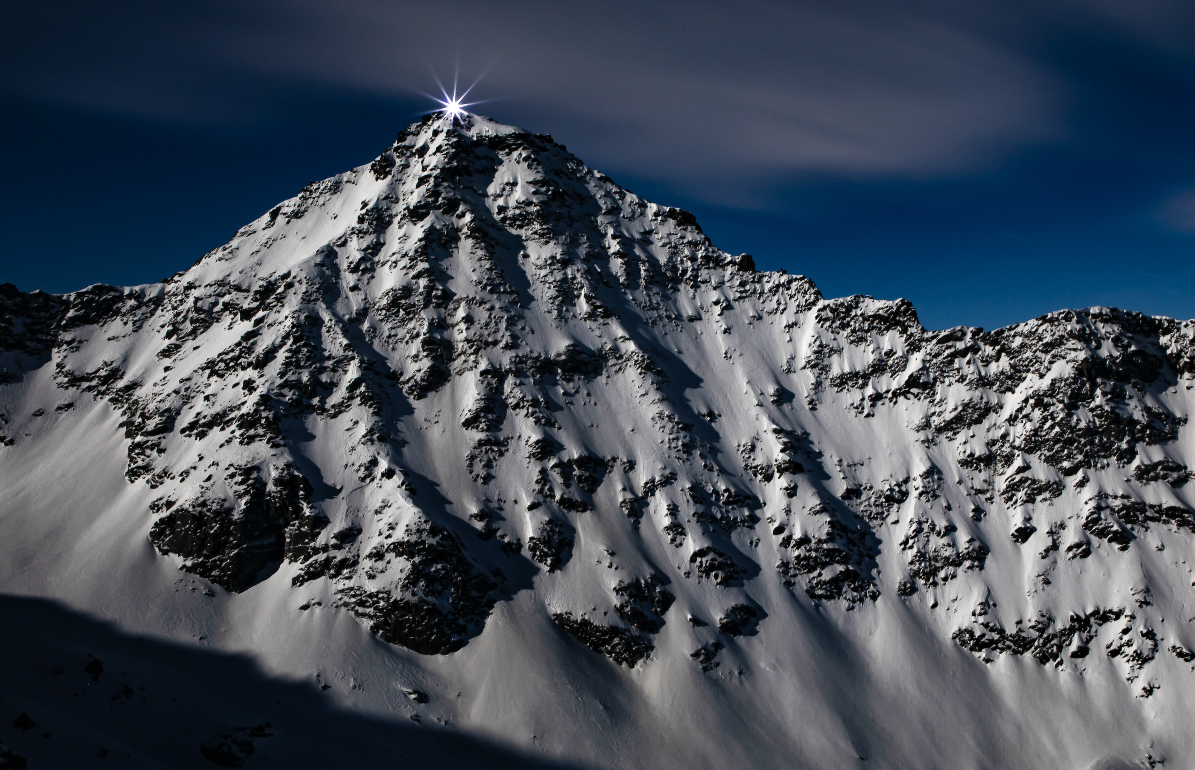 Bec des Rosses full moon, Jeremie Heitz 