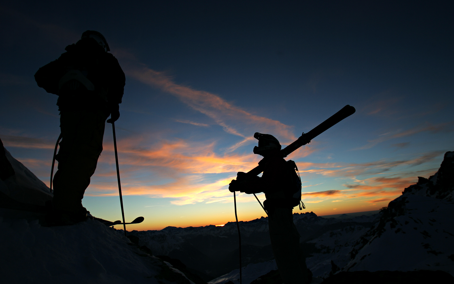 Nicolas et Loris Falquet, Verbier, Suisse