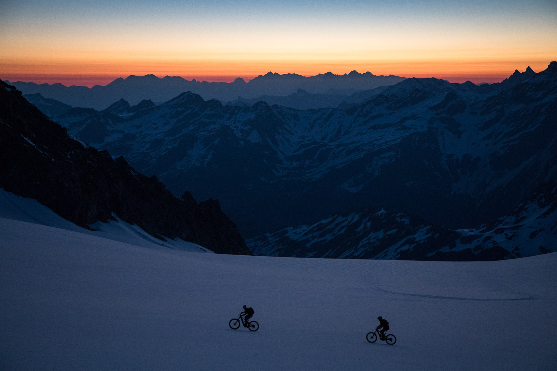 Ludo May, Jerome Caroli, Jeremie Heitz, Mountain biking, Verbier, Valais, Suisse