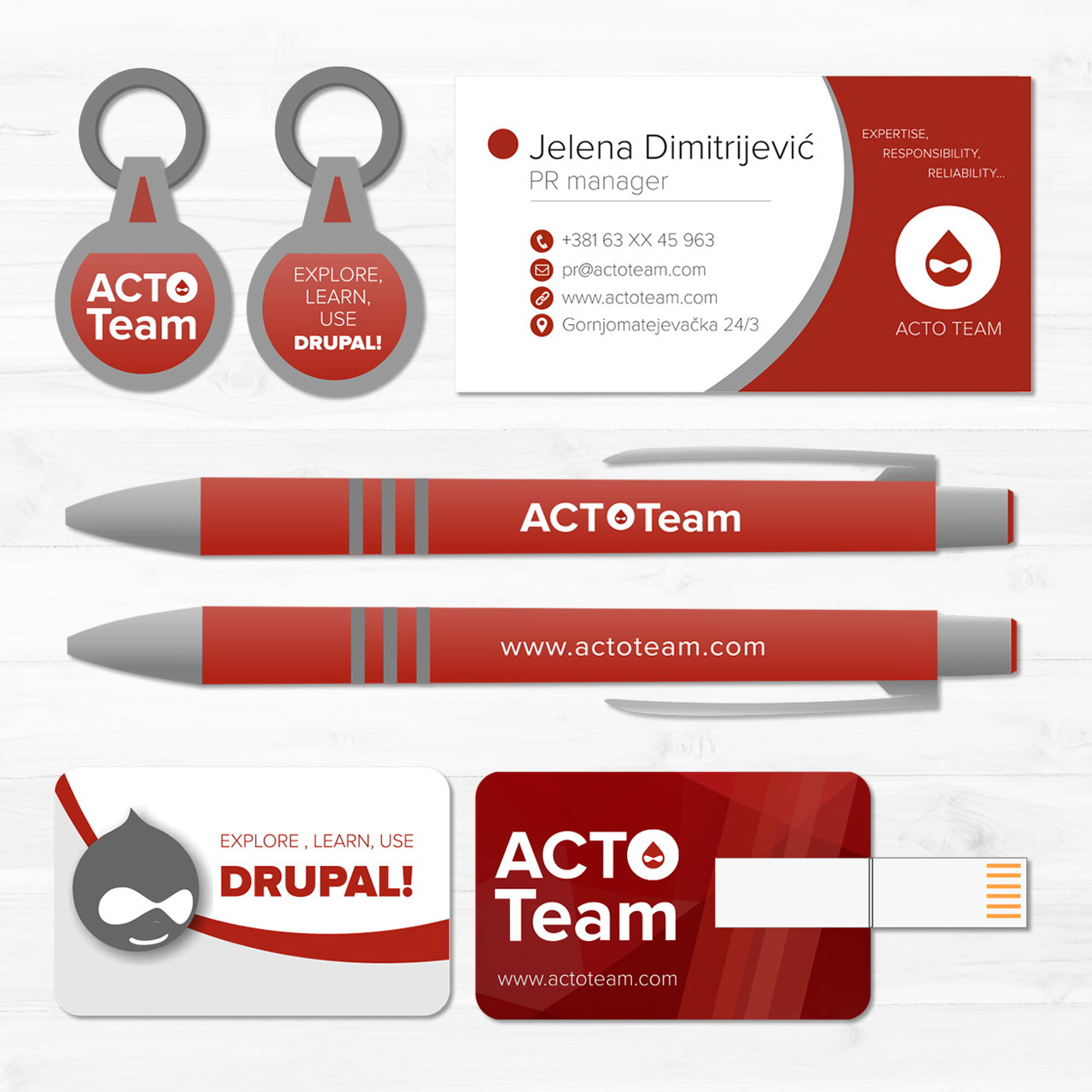 promo materials for the IT company
