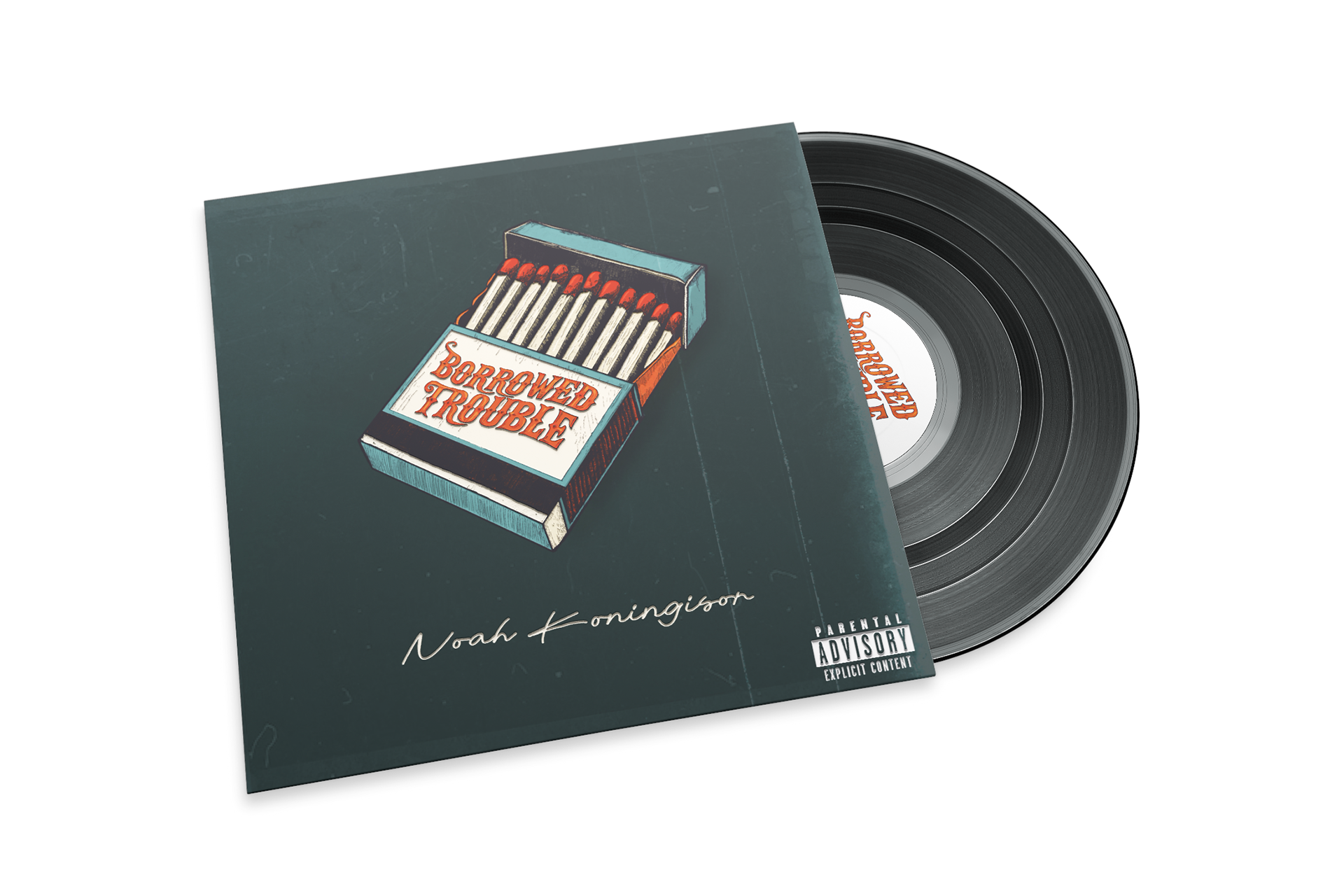 "Borrowed Trouble" Album with Record