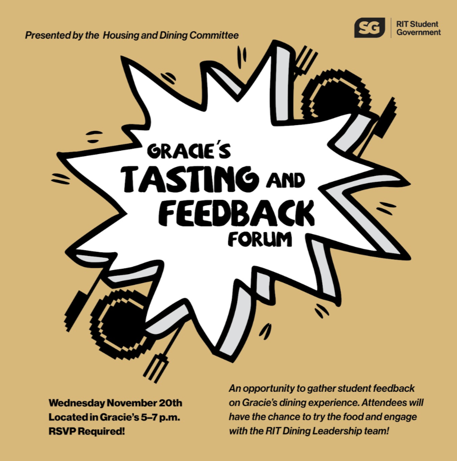 Tasting and Feedback Forum
