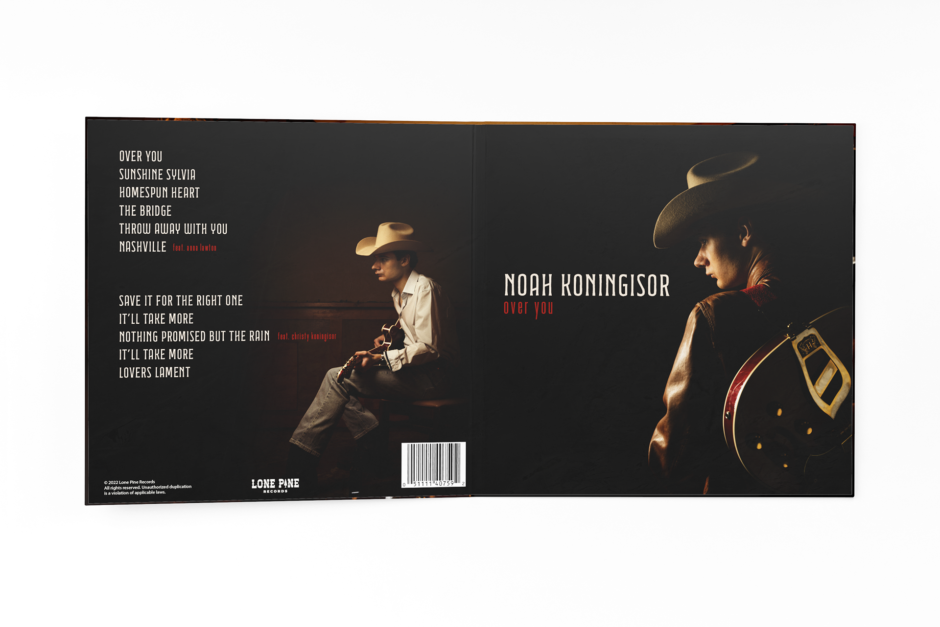"Over You" Front and Back