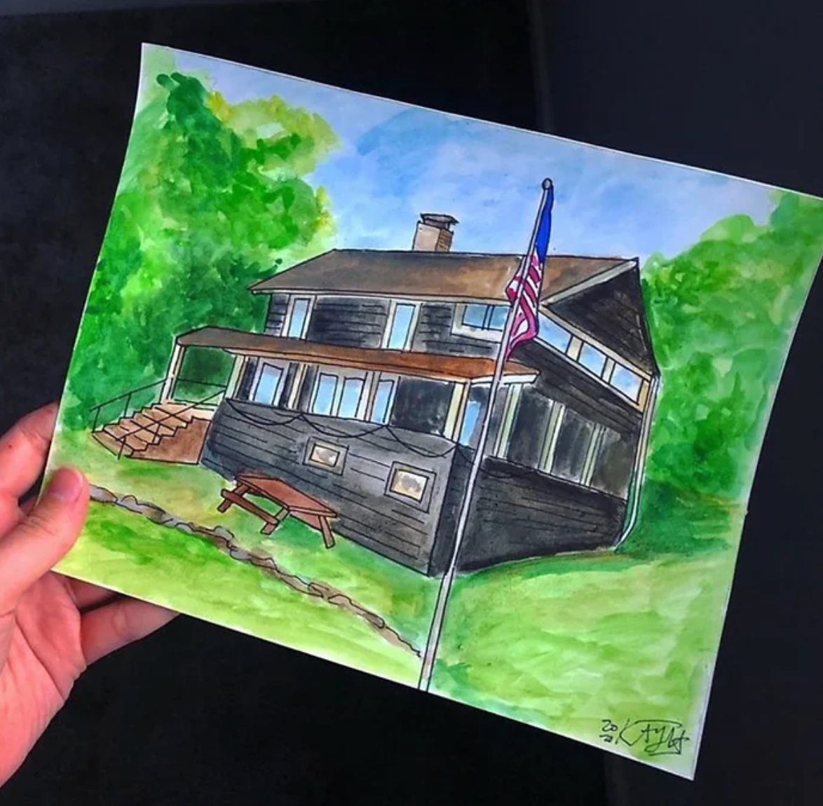 Liberty House (Watercolor)