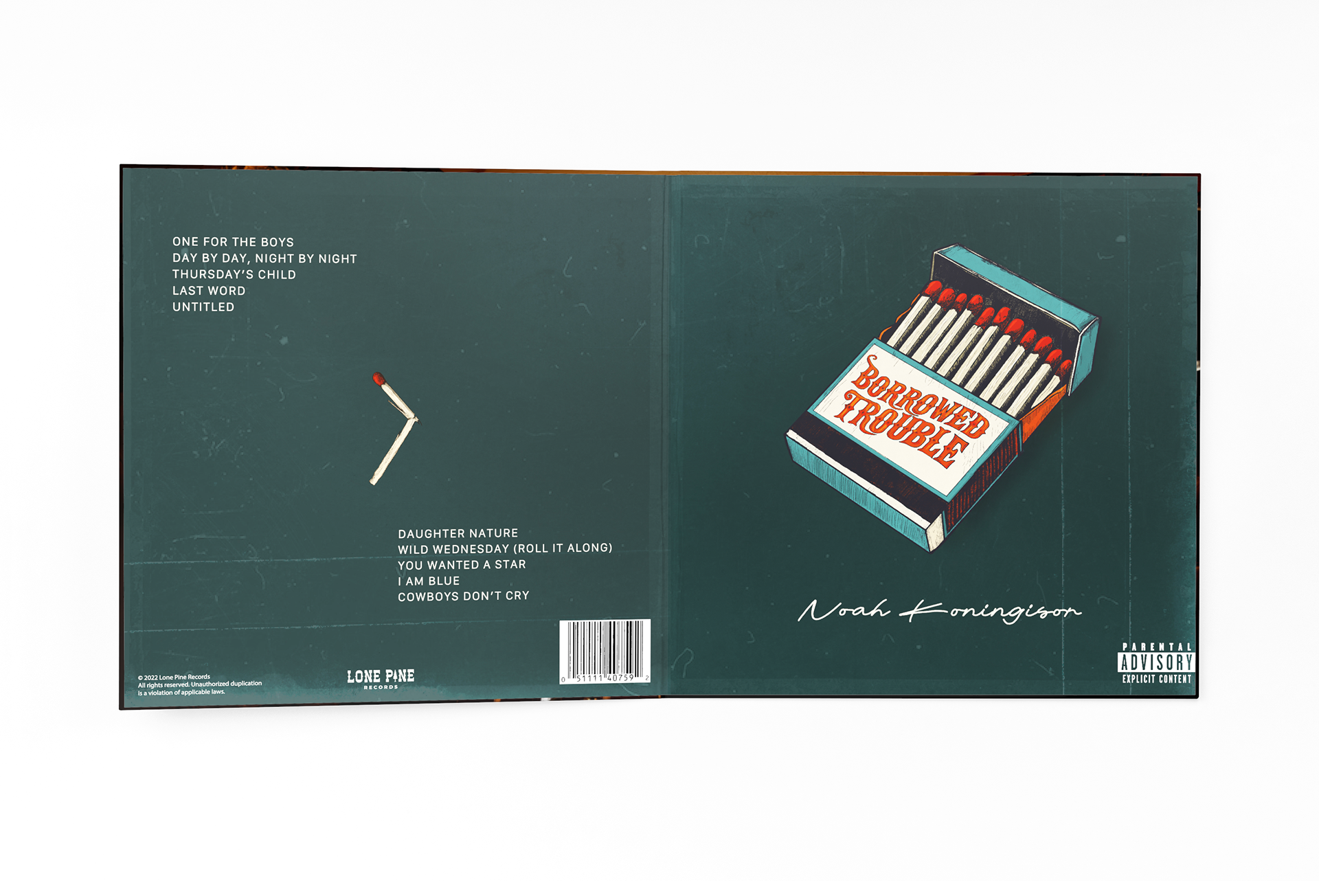 "Borrowed Trouble" Front and Back
