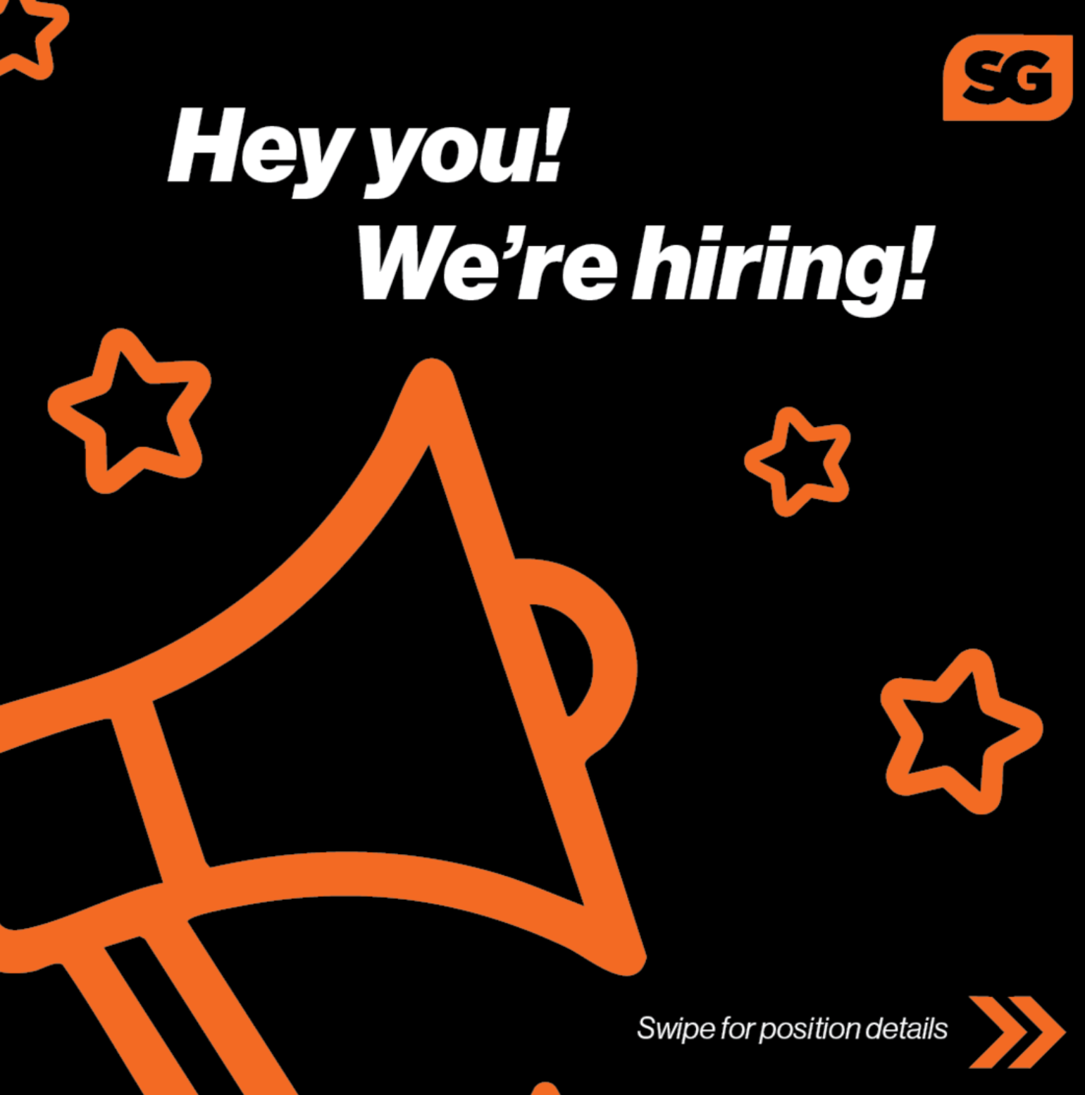We're Hiring!