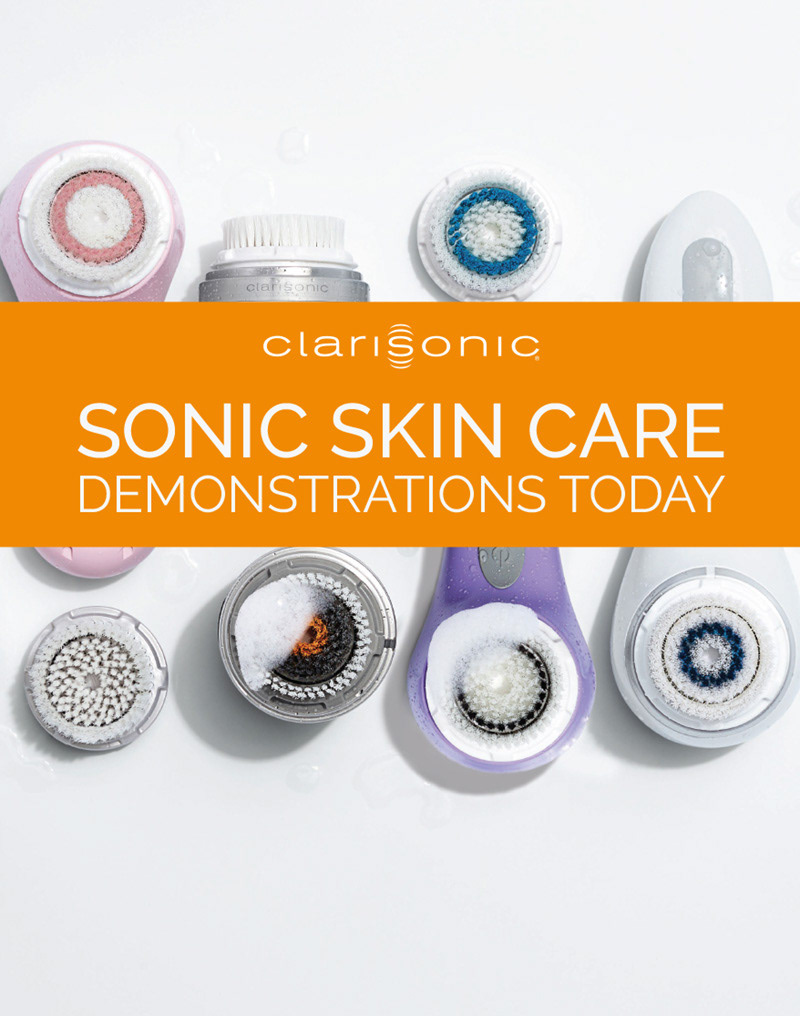 Clarisonic Store Event Banner.