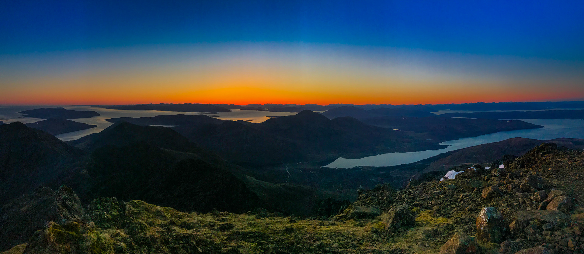 Sunrise over Mainland Scotland from The Summit of Blaven At 5.33am Grumpyhighlander