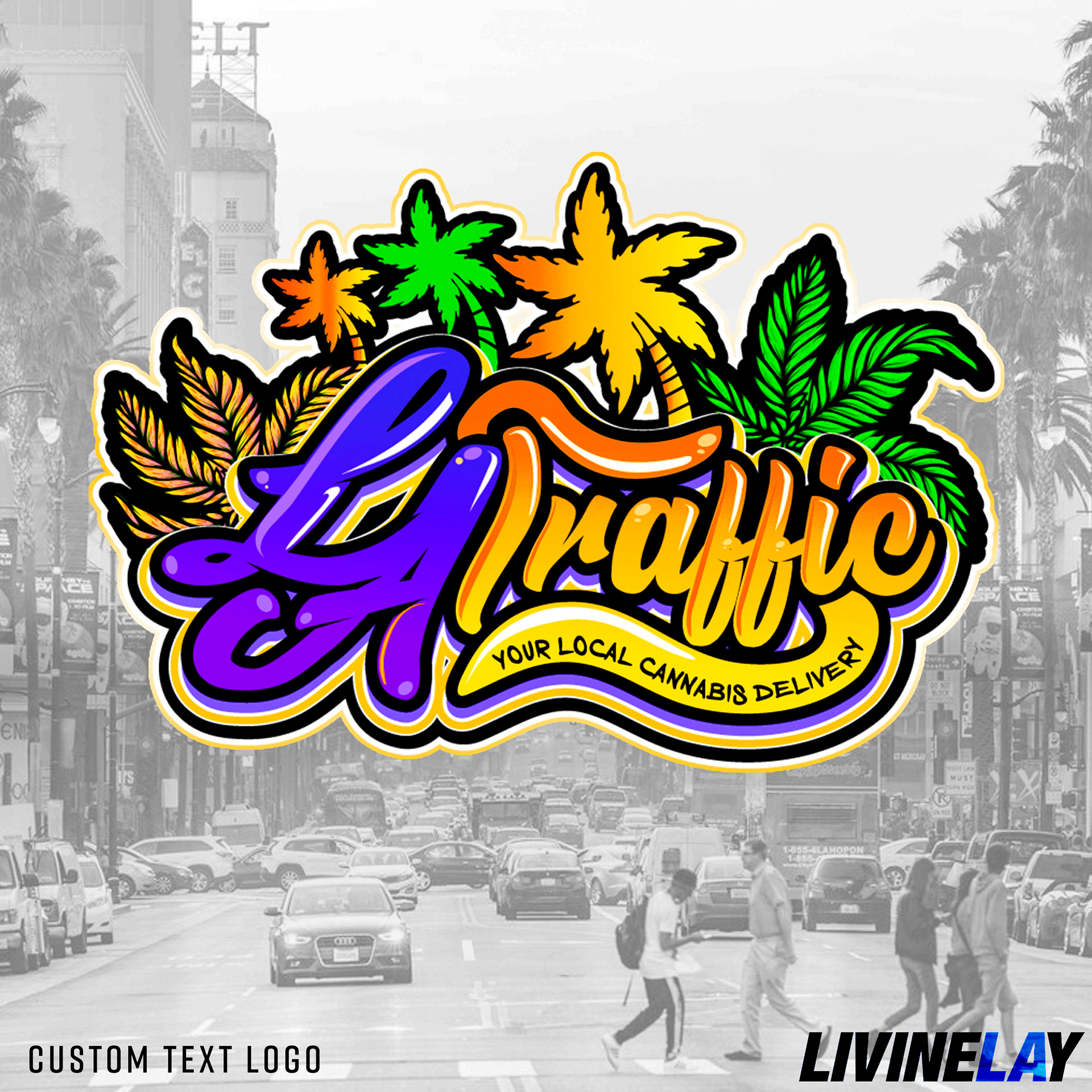 Calligraphy Text Logo