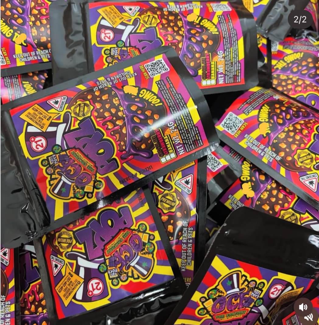 temporary labels designed during mylar production