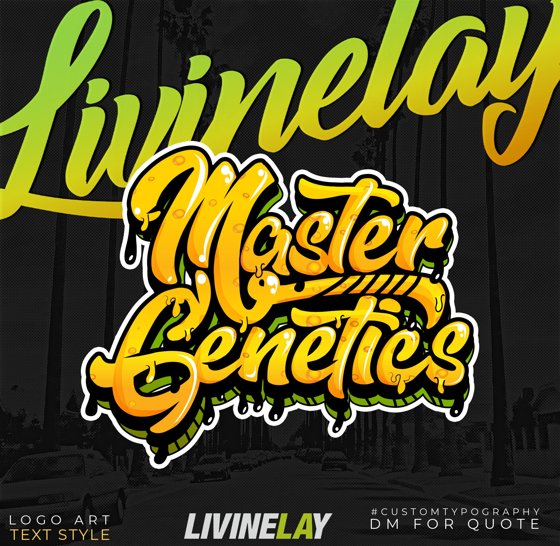 Calligraphy Text Logo