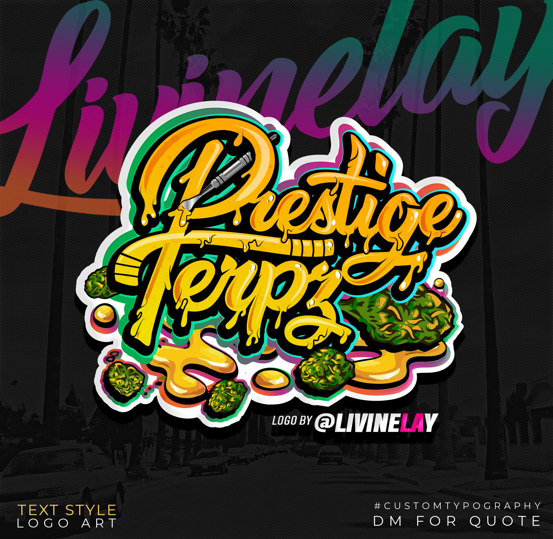 Calligraphy Text Logo