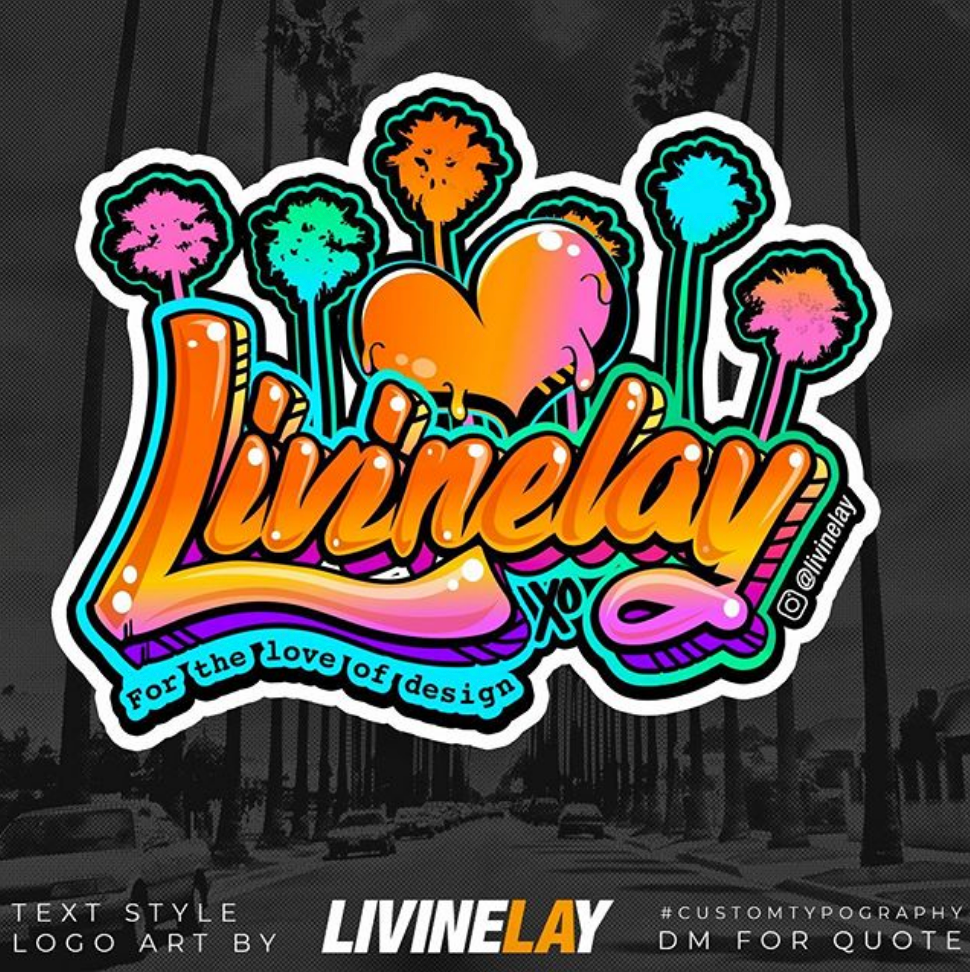 Calligraphy Text Logo