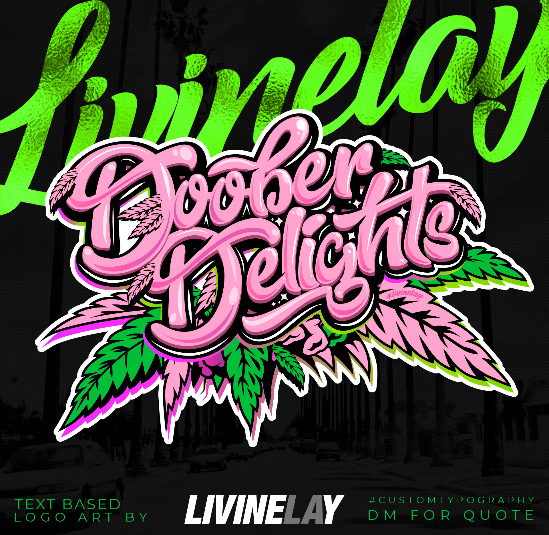 Calligraphy Text Logo