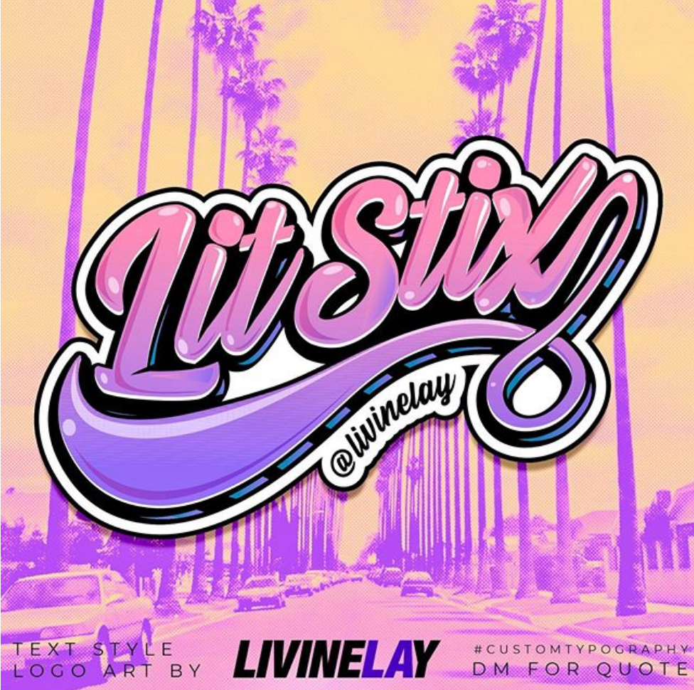 Calligraphy Text Logo