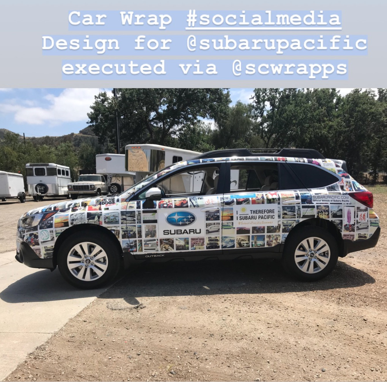 Car Wrap Design for Subaru