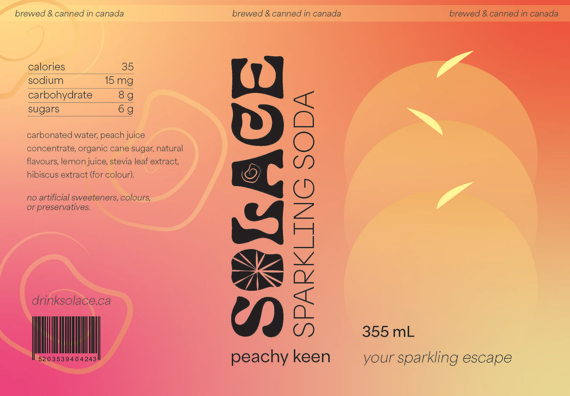 Soda Can Label Design