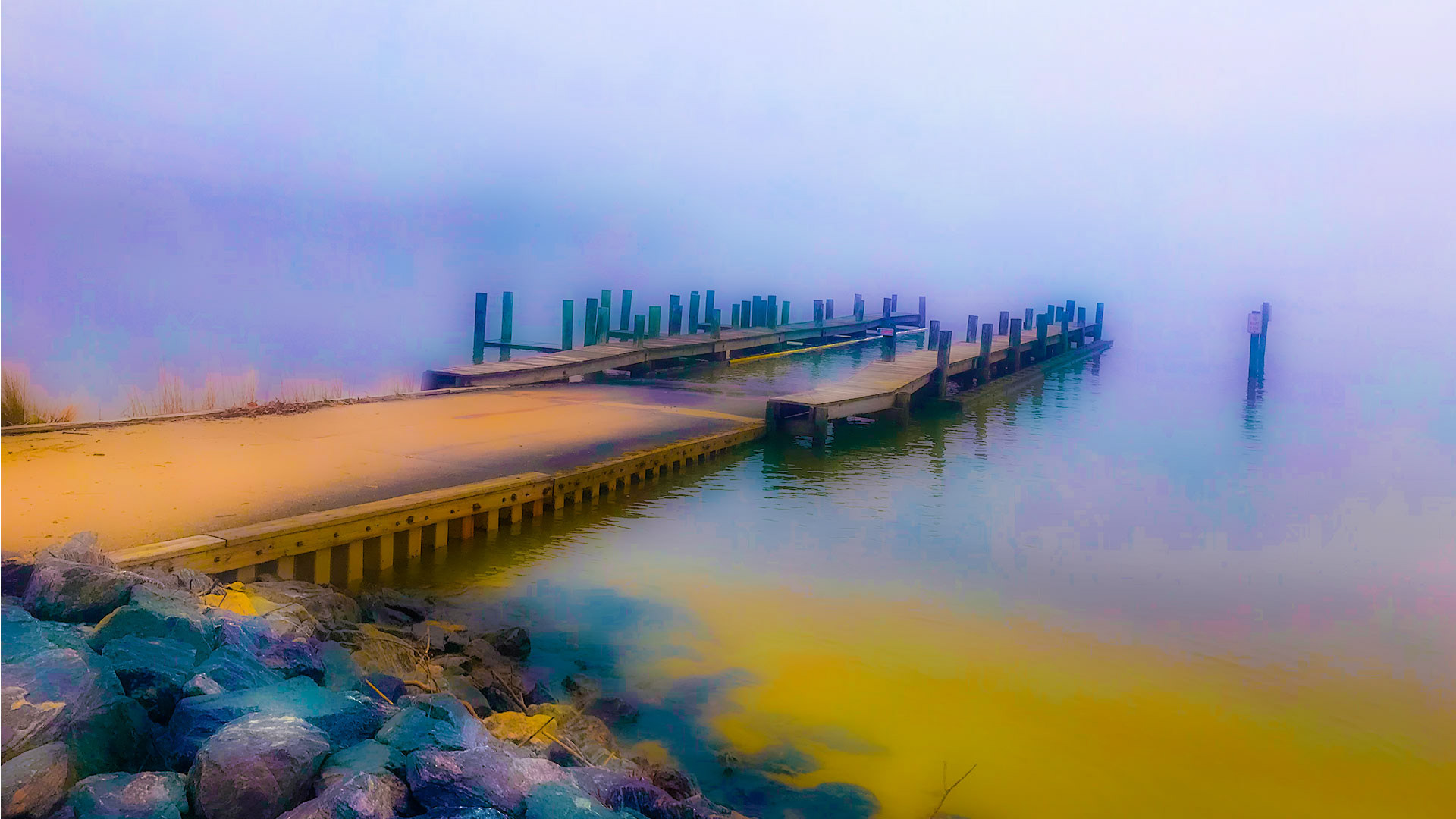 "Boat Ramp, Potomac River"