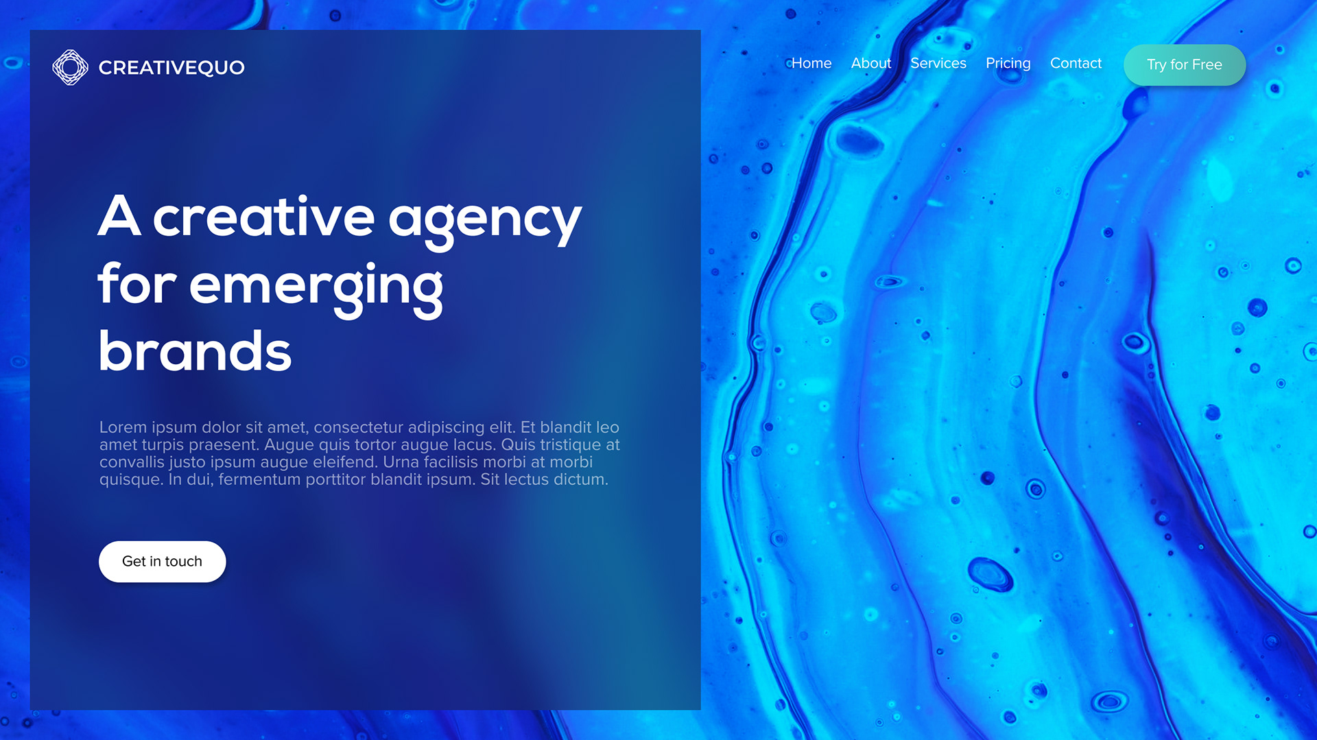 Creative agency web