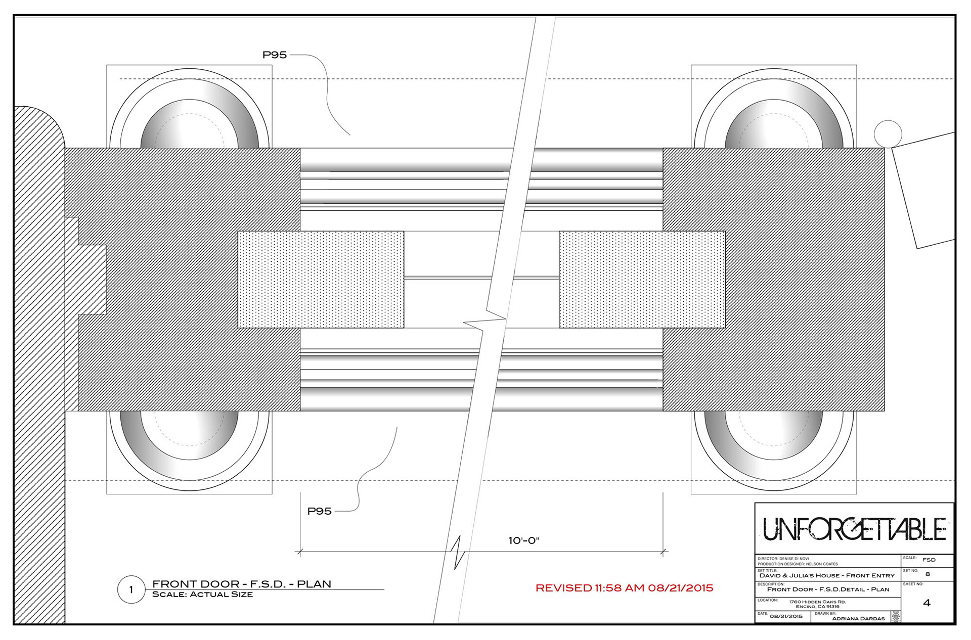 F.S.D. FRONT DOOR - PLAN
