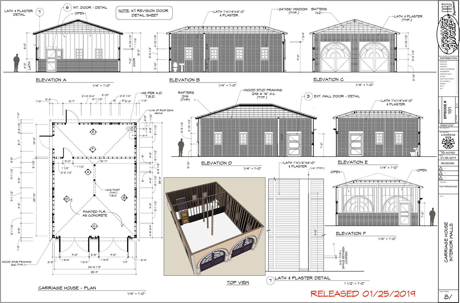 PLAN - ELEVATIONS
