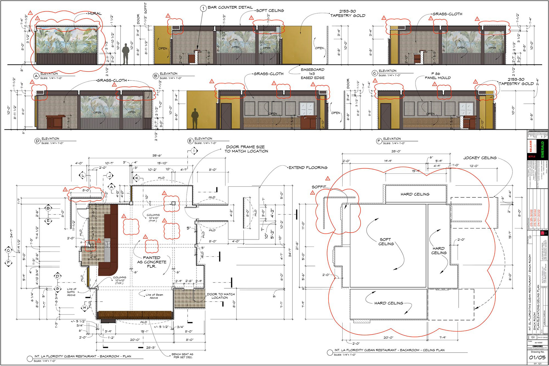 PLAN - ELEVATIONS