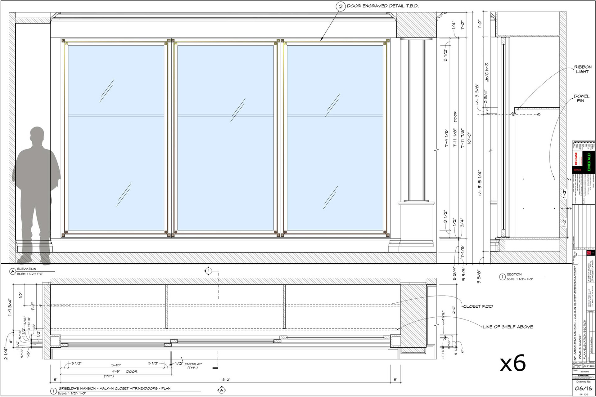 WALK-IN CLOSET - DETAIL