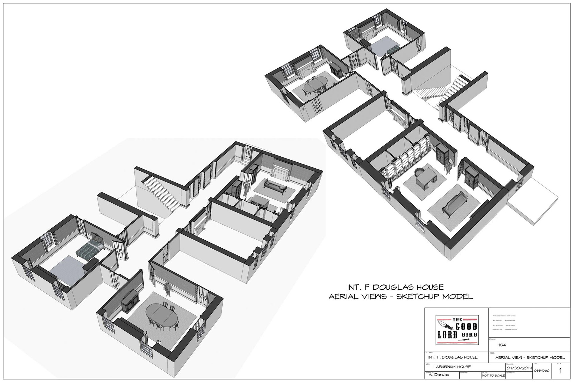 3D MODEL AERIAL VIEWS