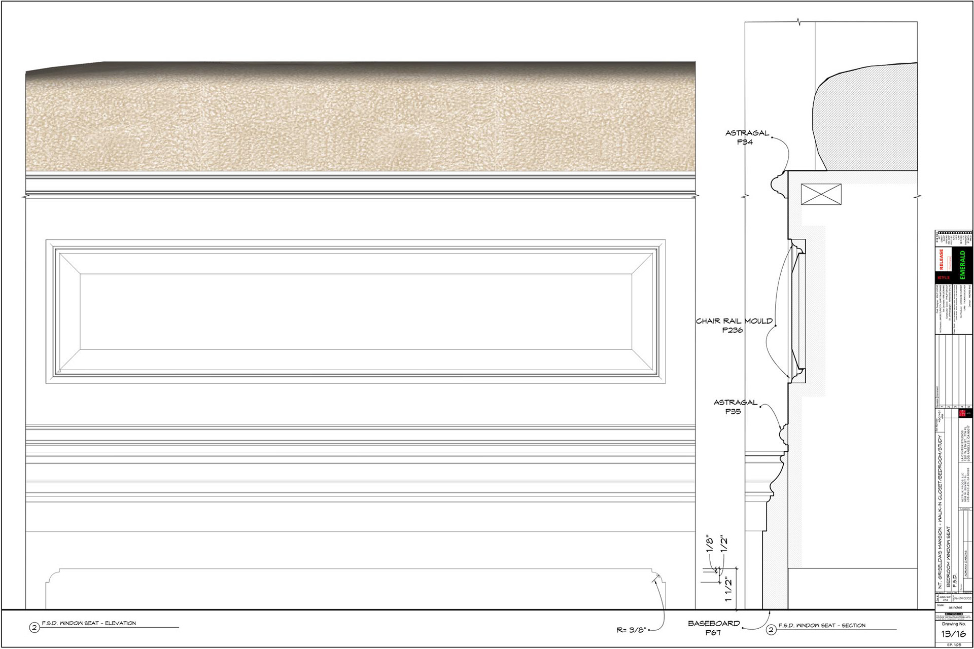 F.S.D. BEDROOM WINDOW SEAT