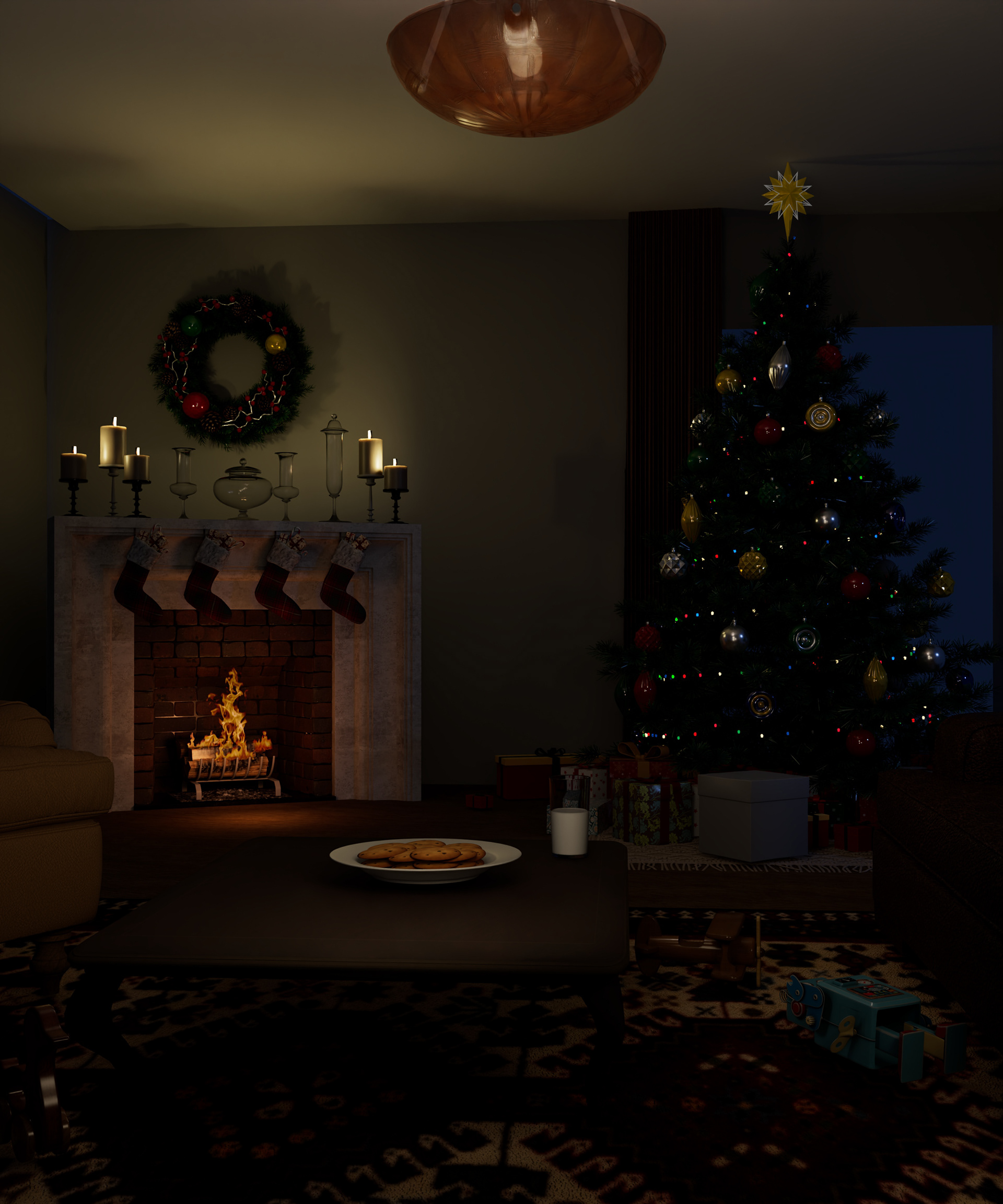 Initial room design and mood