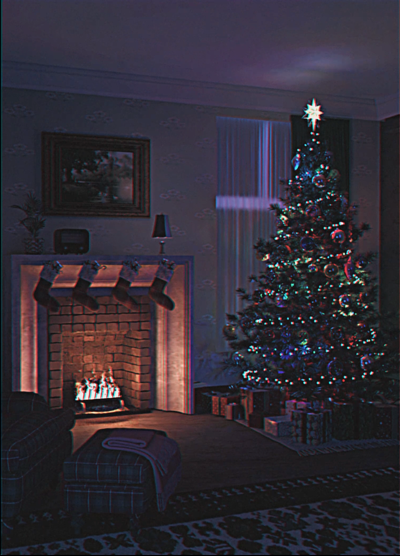 Applied a secondary color grade in After Effects to achieve a vintage camera look.