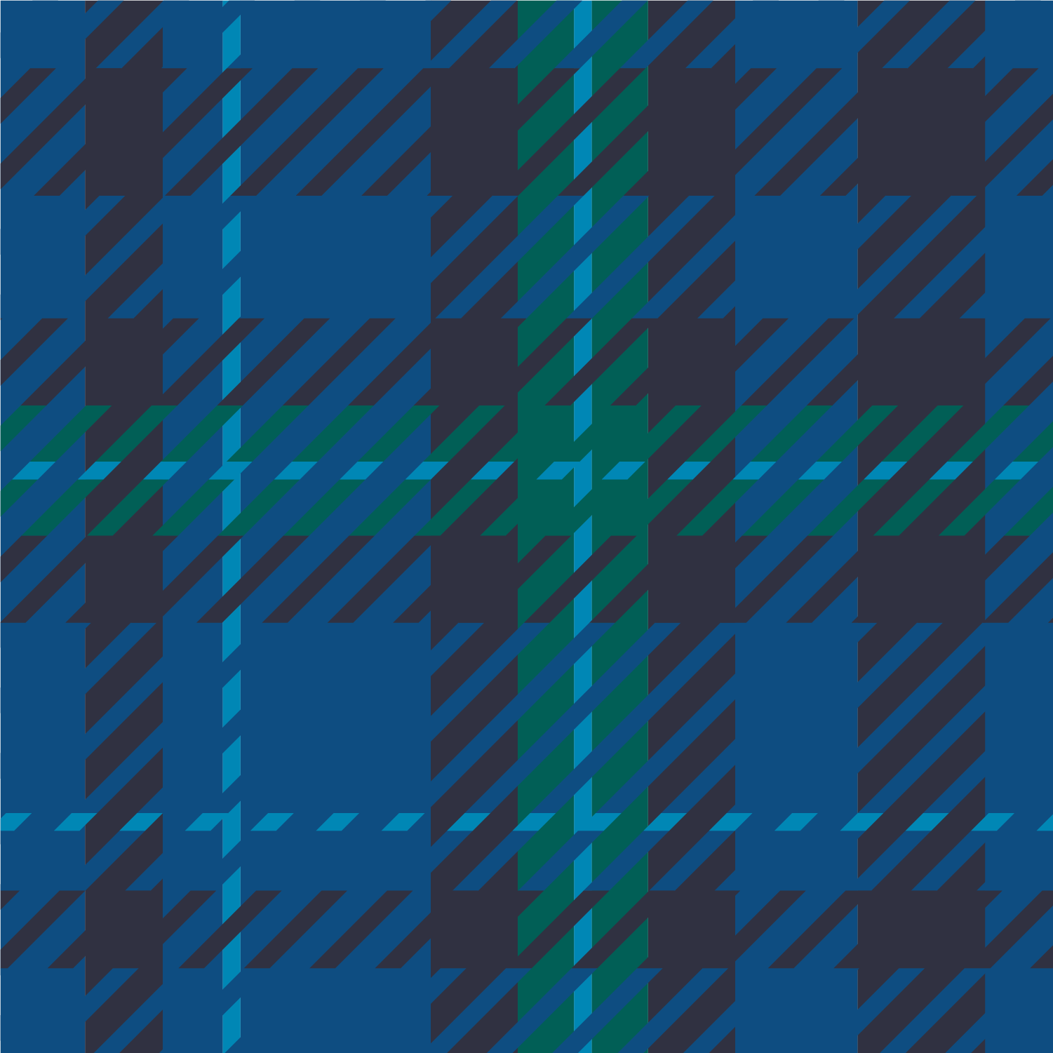 Holiday Plaid - Blue