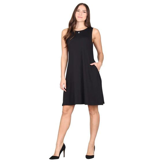 Everyday Swing Dress - Black