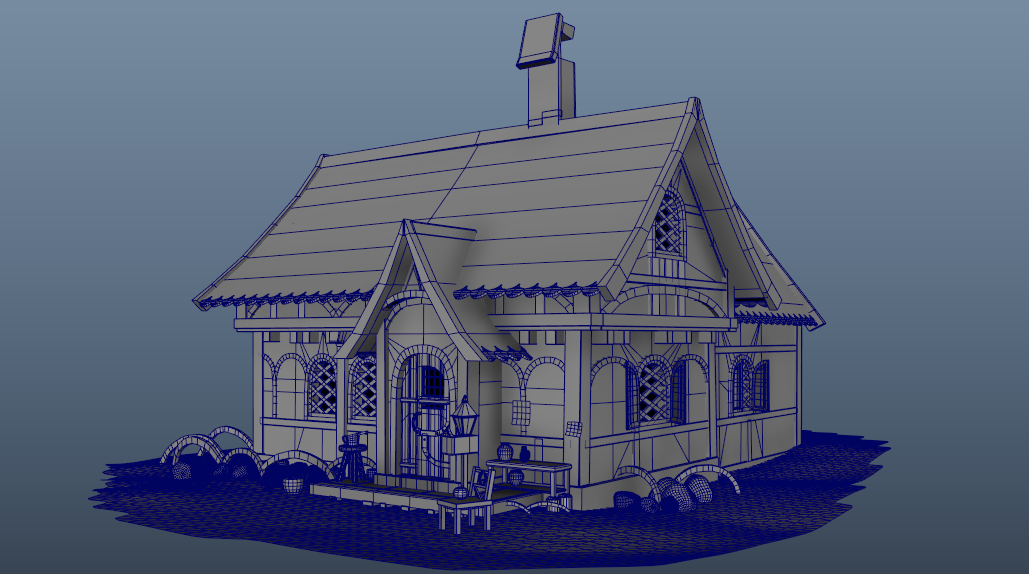 Final Model Wireframe