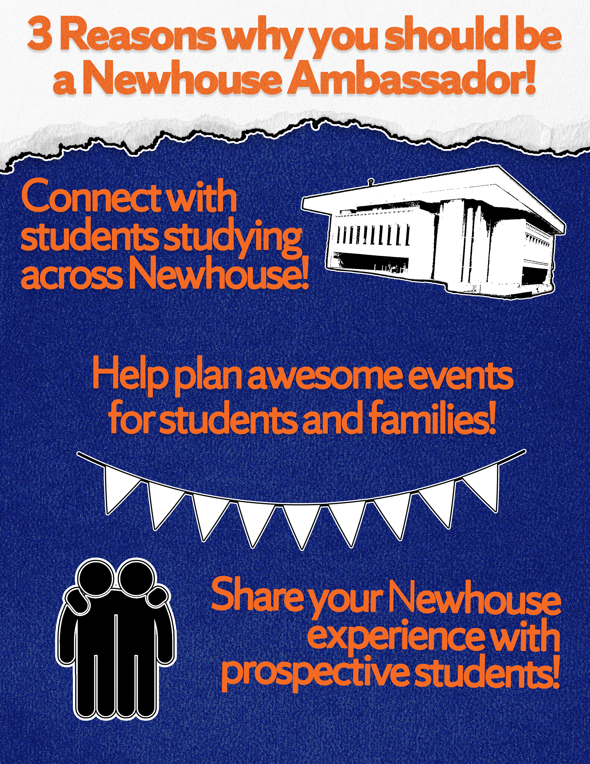 flyer for newhouse ambassador program recruitment