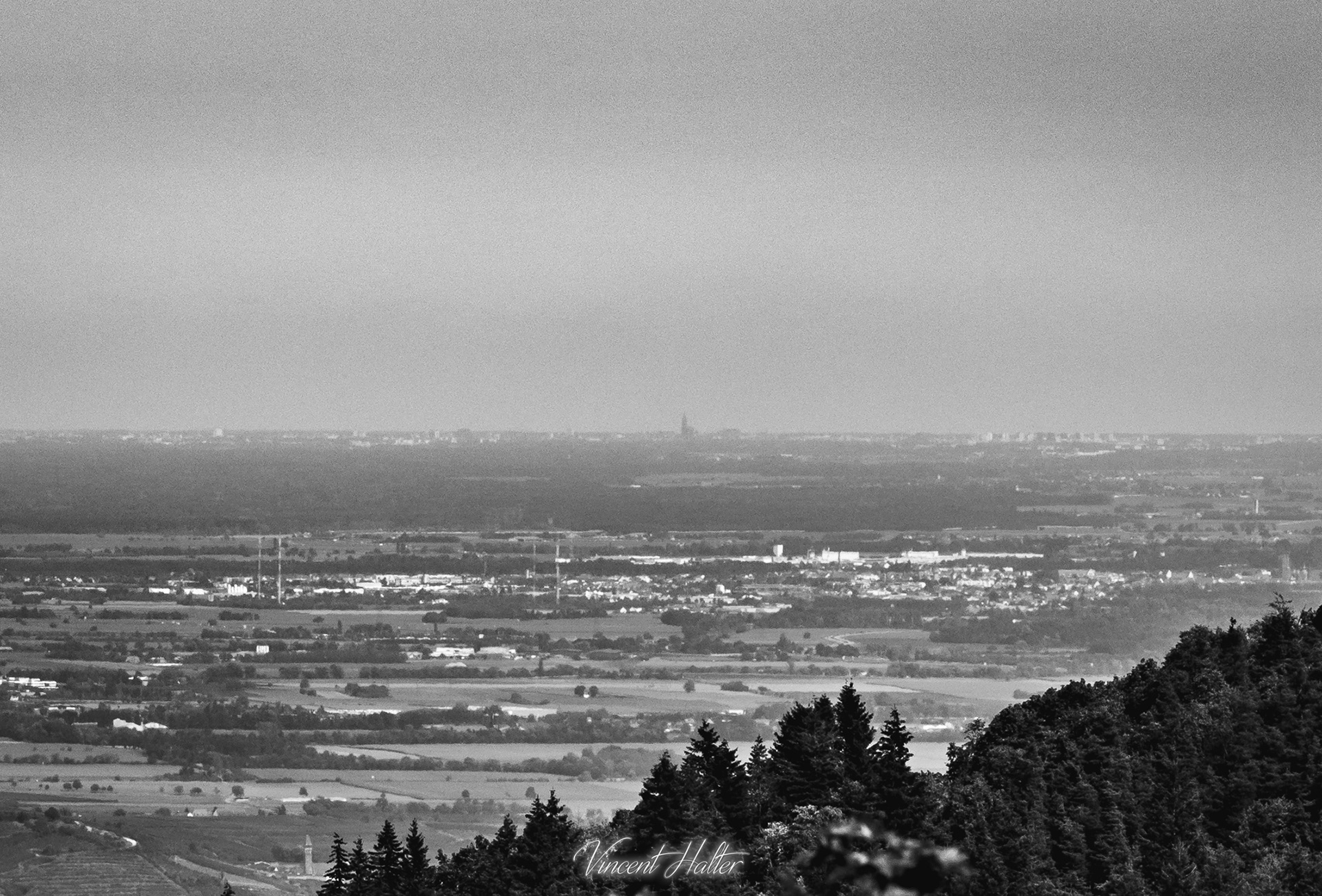 La cathédrale de Strasbourg visible à plus de 80km